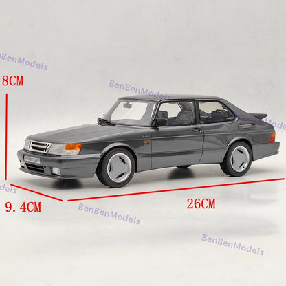 DNA Collectibles 1/18 Saab 900 Turbo T16 Airflow Grey DNA000113 Resin Model Car