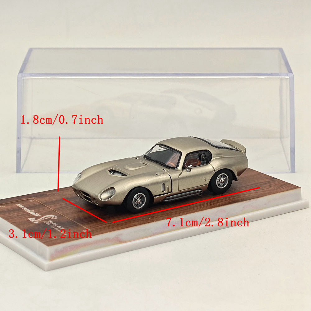 Fine Works 1:64 Shelby Cobra Daytona Coupé Miniature Hobby Jouets moulés sous pression Modèles de voitures Collection Cadeaux
