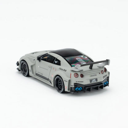 Minigt 1:64 GT R 35gt rr Combat Gray Lbwk Modified Alloy Car Model 1248