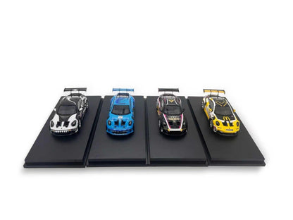 E Model 1/64 Porsche 911 GT3RS Diecast Sports Car Model Collectible Display Toys Gifts