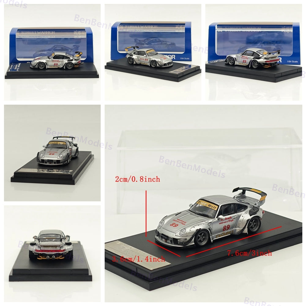 1/64 SW Porsche RWB 993 #89 RAUH-Welt Wide Body Modification Diecast Model Car