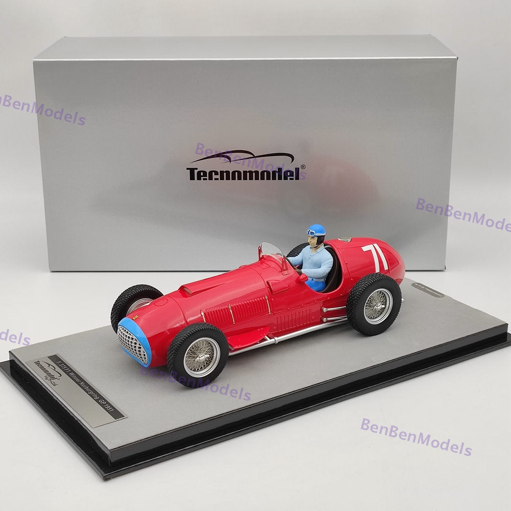 1/18 Tecnomodel Mythos Ferrari 375 F1 #71 Winner Nurburgring GP 1951 A.Ascari