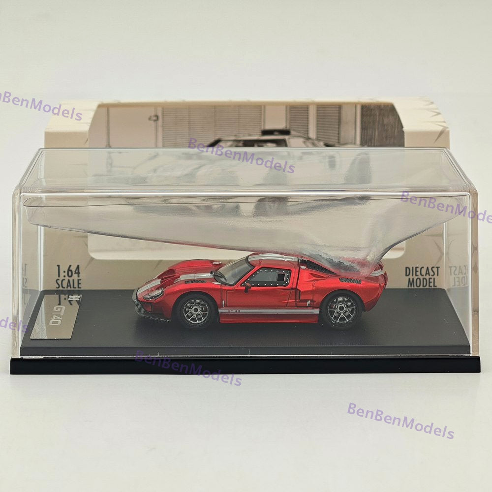 RM 1:64 GT40 Hood Magnetic Limited Edition Alloy Car Model - Two Styles