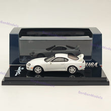 Hobby Japan 1/64 Toyota SUPRA RZ JZA80 with Active Spoiler Parts White Diecast