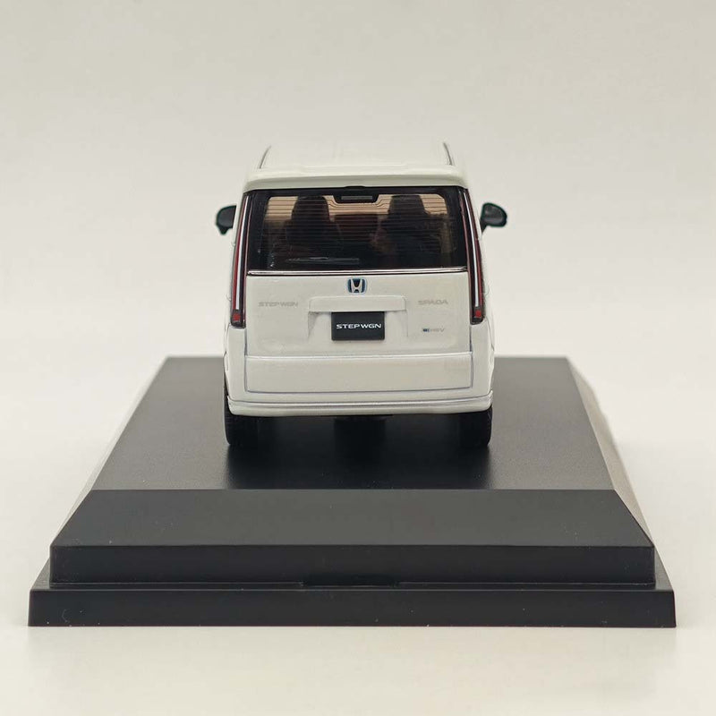 Hobby Japan 1/43 Honda STEP WGN e:HEV SPADA Platinum White (P) HJ432004W Diecast