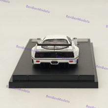 Modèle réduit de voiture moulé sous pression Street Warrior SW LBWK F40 blanche à l'échelle 1/64, collection limitée 