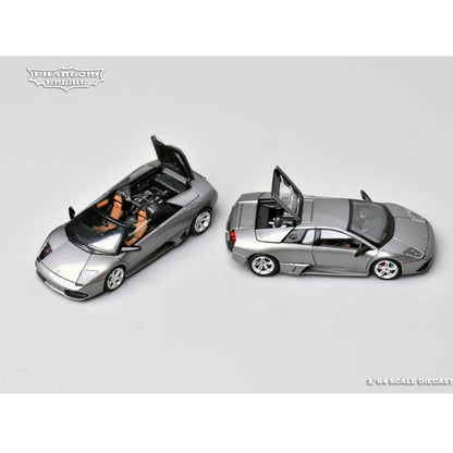 Phantom Knight PK Murciélago LP640 Bat Chengdu Auto Show 1:64 Alloy Open Cover Car Model Gifts