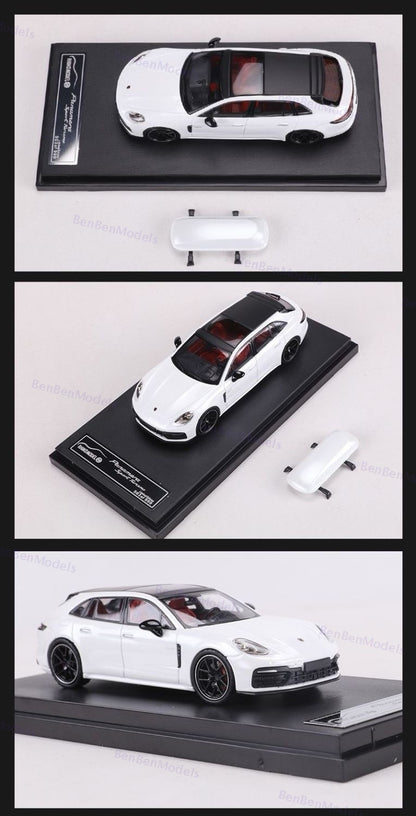 Rhino Model RM 1:64 Porsche Panamera Sport Turismo Diecast Car Model Collectible Gifts
