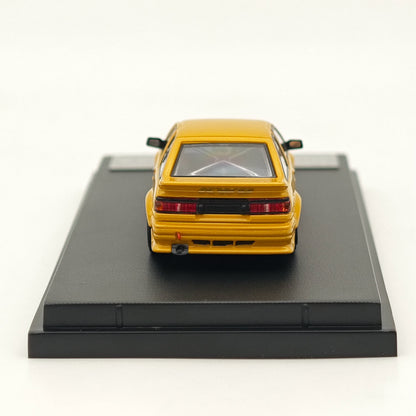SW 1/64 RAUH-Welt RWB AE86 BELLEZZA Modèles moulés sous pression Collection limitée Jaune 