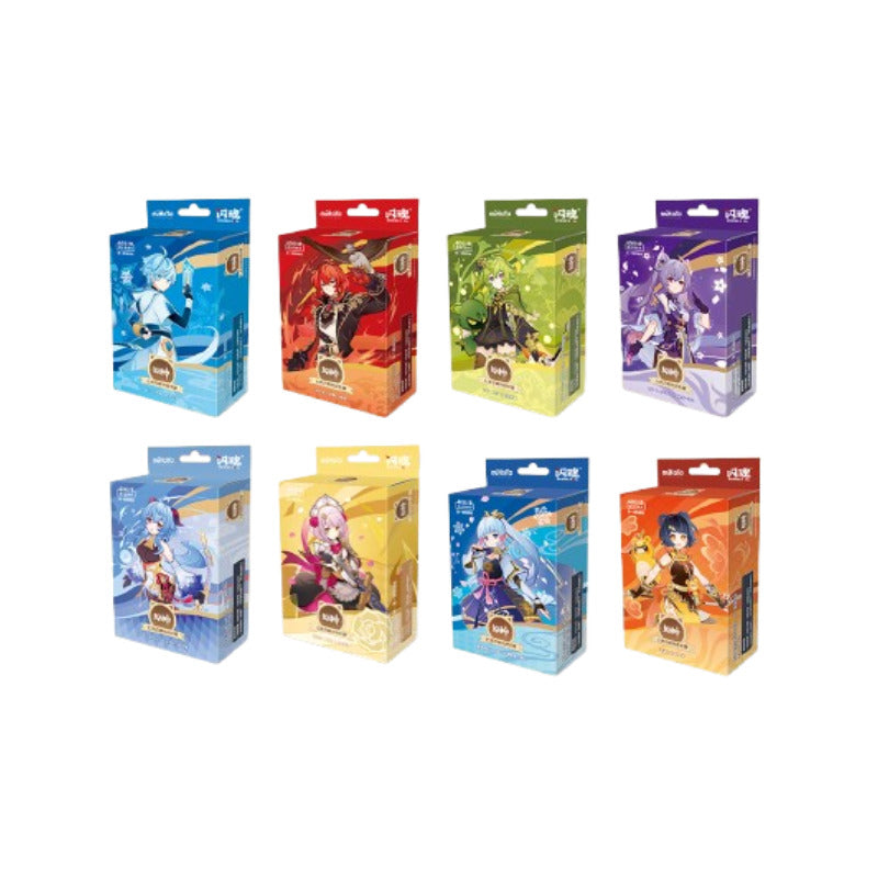 Coffret de cartes à collectionner Shiningsoul Genshin Impact Anime 2024, nouveau cadeau