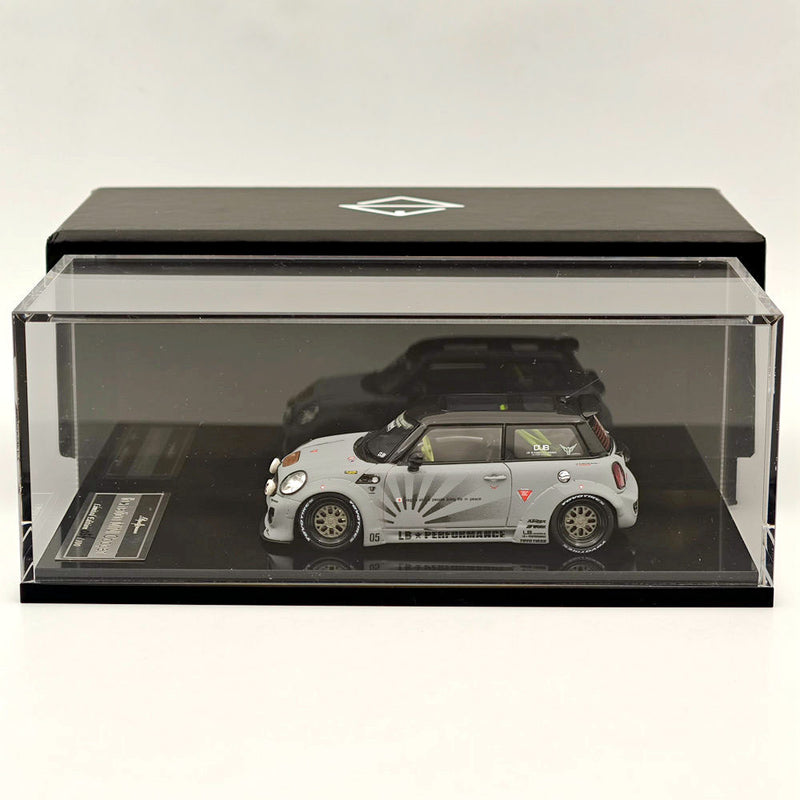 ENGUP 1/43 LB Mini Cooper R56 Resin Car Models Limited Collection Grey