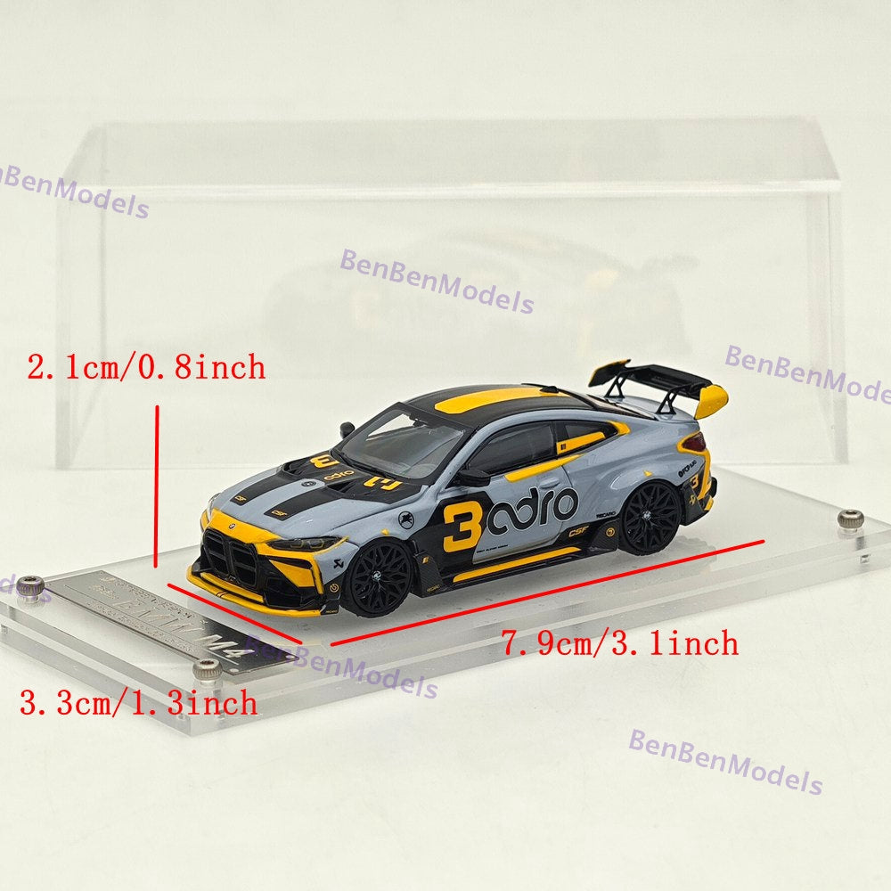 APA SW 1:64 Grey M4 G82 Expo Exclusive Widebody Diecast Metal Car