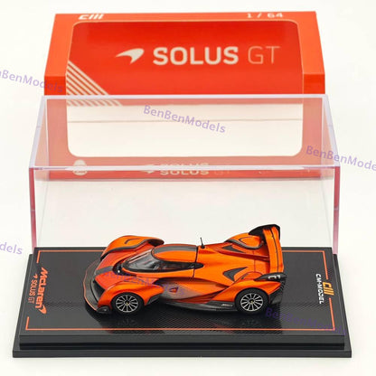 1/64 CM Mclaren Solus GT Racing Sports Diecast Metal Car Ornaments Supercar