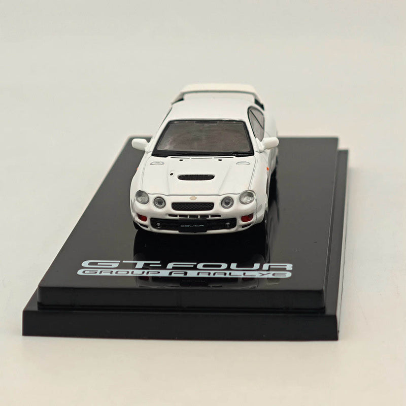 1/64 Hobby Japan Toyota CELICA GT-FOUR WRC Edition (ST205) w/ Engine HJ641064AW White Diecast Models Car Collection Auto Toys Gift