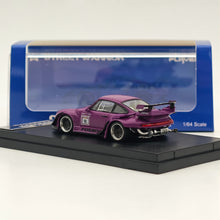 1:64 SW Purple 911 RWB 993 Apple #18 Racing Sports Model Diecast Metal Car