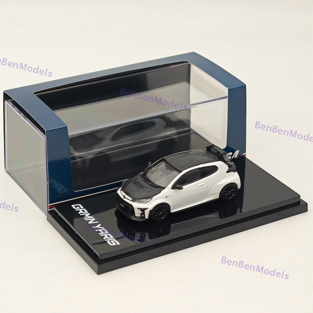 Hobby Japan 1:64 Toyota GRMN YARIS Circuit Package White HJ643024CPW Diecast