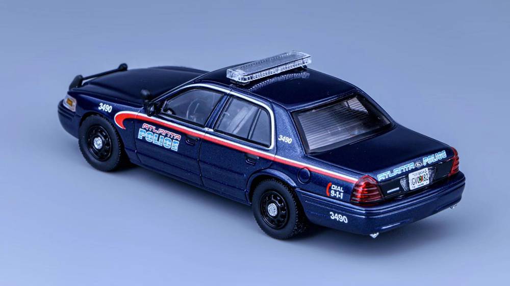 Rollin&Furuya 1:64 Subaru Sti+Ford CV Atlanta Police # 2883 Car Set Diecast Toys Car Models Miniature Hobby Collectible Gifts