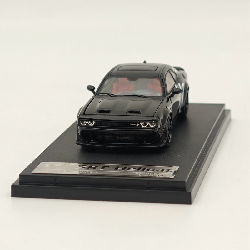 1:64 SH Dodge SRT Hellcat Muscle Sports Black Diecast Models Car Collection