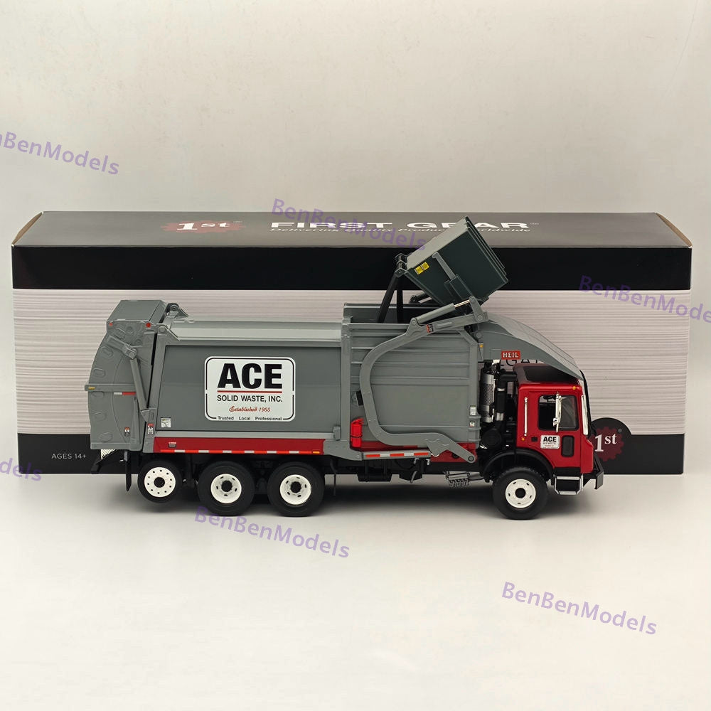 1/34 FIRST Mack TerraPro Front End Load Refuse with CNG Tailgate 10-4230 Gray