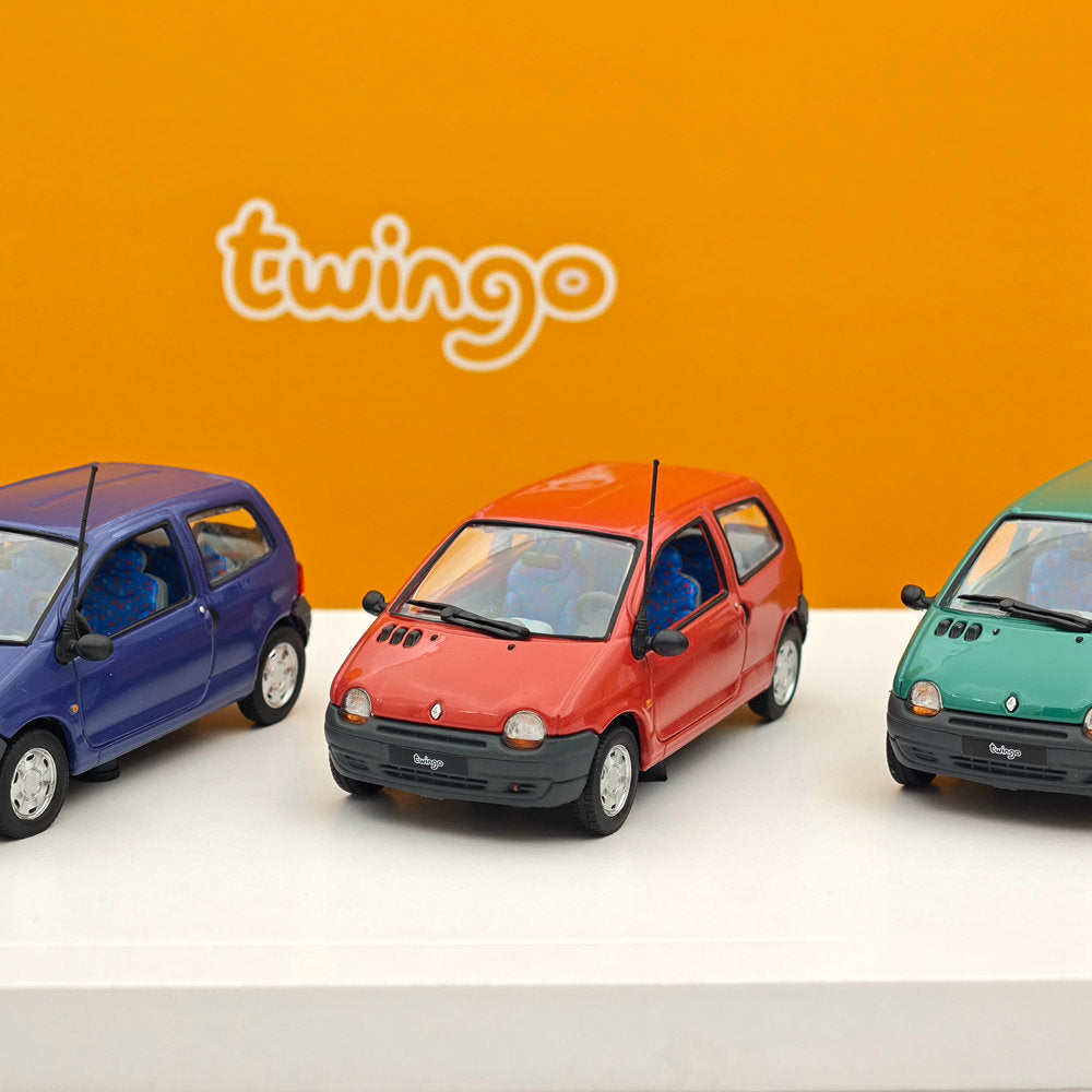 1/43 Norev Renault Twingo 4 pièces Coffret cadeau Modèles moulés sous pression Collection de voitures 1993 