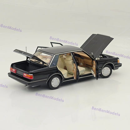 1/18 Toyota Crown Seventh Generation MS122 Black / Mi Interior Diecast Model