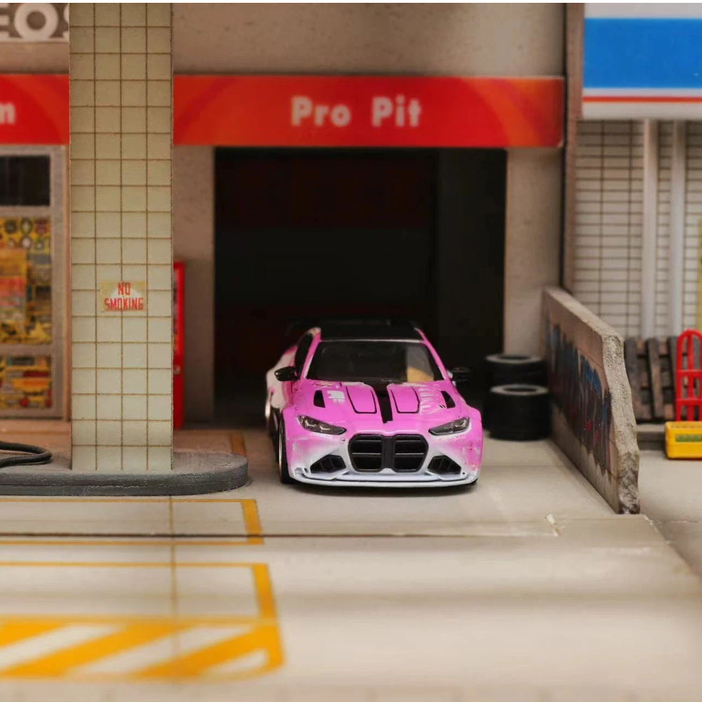 SW 1:64 G82 M4 Pink Bull Widebody Sports Diecast Model Car Limited Edition