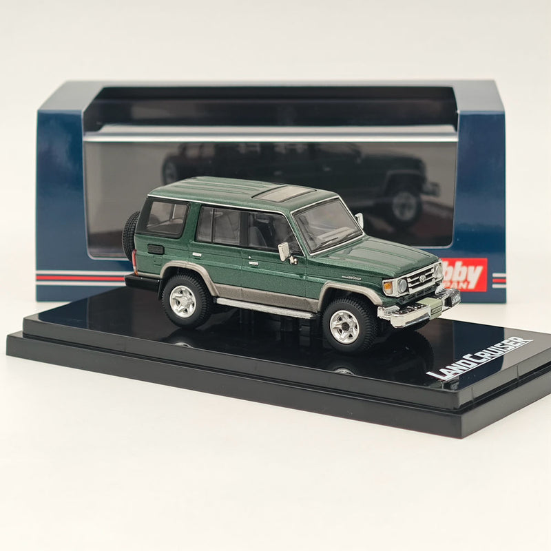 Hobby Japan 1/64 Toyota LANDCRUISER 70 ZX 4DOOR 2001 Diecast Models Car Green