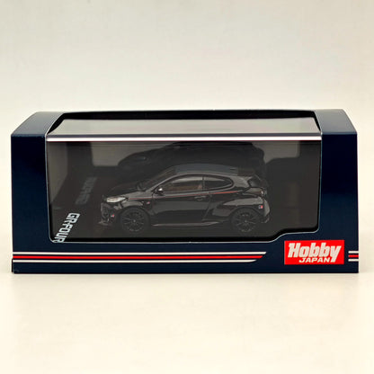 Hobby Japan 1:64 Toyota GR-Four YARIS RZ High performance GR Parts Precious Black Pearl HJ642024GBK Diecast Models Car Collection