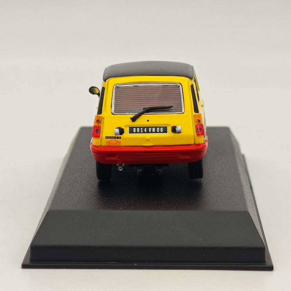 1/43 Norev Renault 5 TS 1978 Monte Carlo Yellow Diecast Model Cars Collection