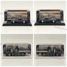 1:64 SW Ford Mustang 1965 Hoonicorn RTR V3 HORZON / KamaZ trailer Car Diecast