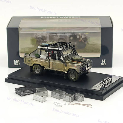 1:64 STREET WARRIOR Defender Tomb Raider x Land Rover Limited 499 Diecast Model