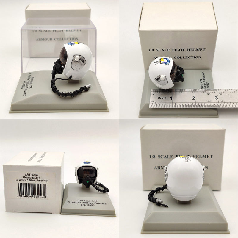 1/8 CDC Armour/Franklin Mint Pilot Helmet HGU 26P/33P/55P/MK 10/Gueneau 316/APH 6B Diecast Model Collection Used