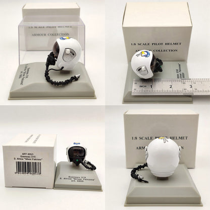 1/8 CDC Armour/Franklin Mint Pilot Helmet HGU 26P/33P/55P/MK 10/Gueneau 316/APH 6B Diecast Model Collection Used