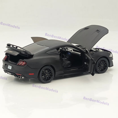 DM 1/18 Scale Replicas Ford Mustang GT 2019 Widebodykit Pack LHD Matt Black