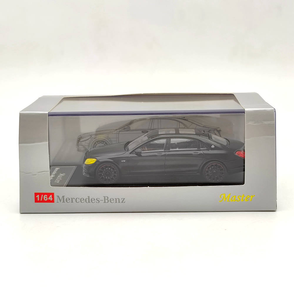 Prévente Master 1/64 Mercedes Benz Maybach Classe S S560 Jouets moulés sous pression Modèles de voitures Collection automatique Cadeau Noir 