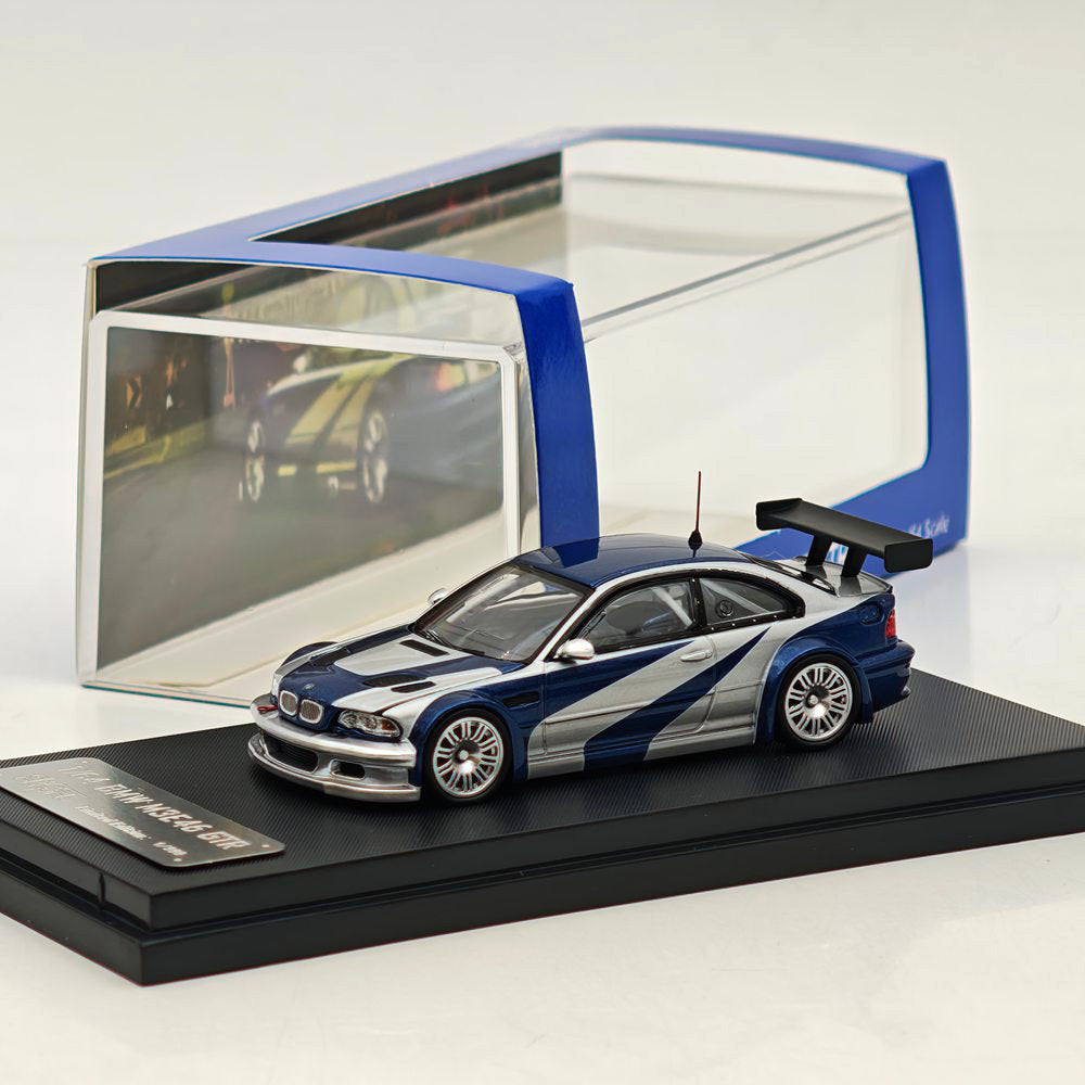 Ghost Player 1:64 E46 M3 GTR NFS Openable Hood & Trunk Diecast Model Car Limited Collection