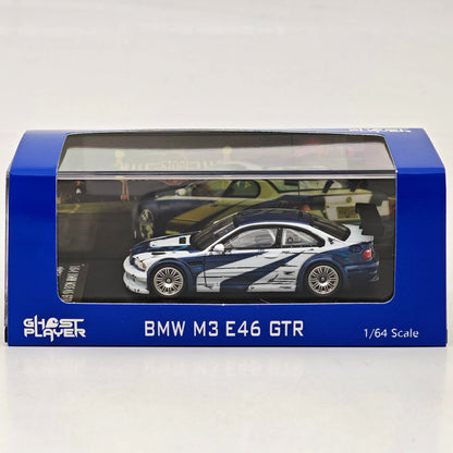 Ghost Player 1:64 E46 M3 GTR NFS Openable Hood & Trunk Diecast Model Car Limited Collection