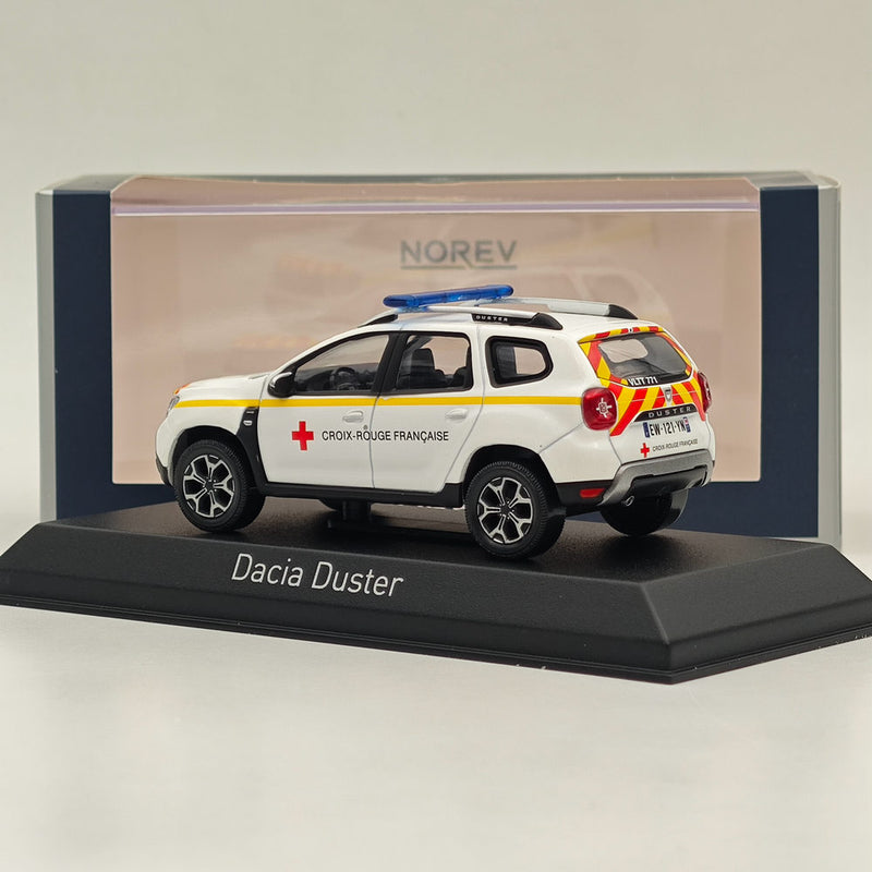 1/43 Norev Dacia Duster 2020 Ambulance VLTT 77 Diecast Model Cars Limited White