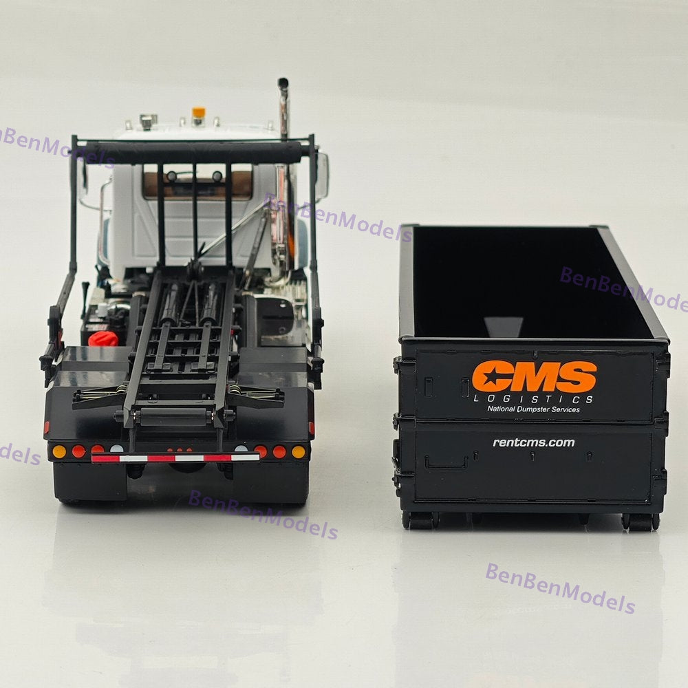1:34 FIRST Mack Granite with Tub-Style Roll-Off Container DIECAST 19-4054 Used
