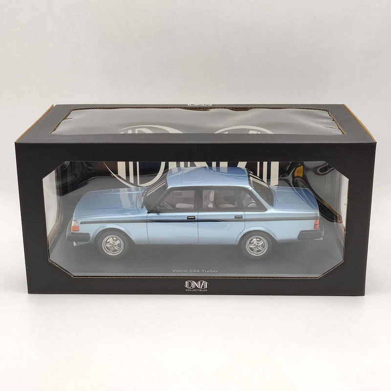 DNA Collectibles 1/18 Volvo 244 Turbo DNA000135 Resin Model Car Limited Blue Toys Gift