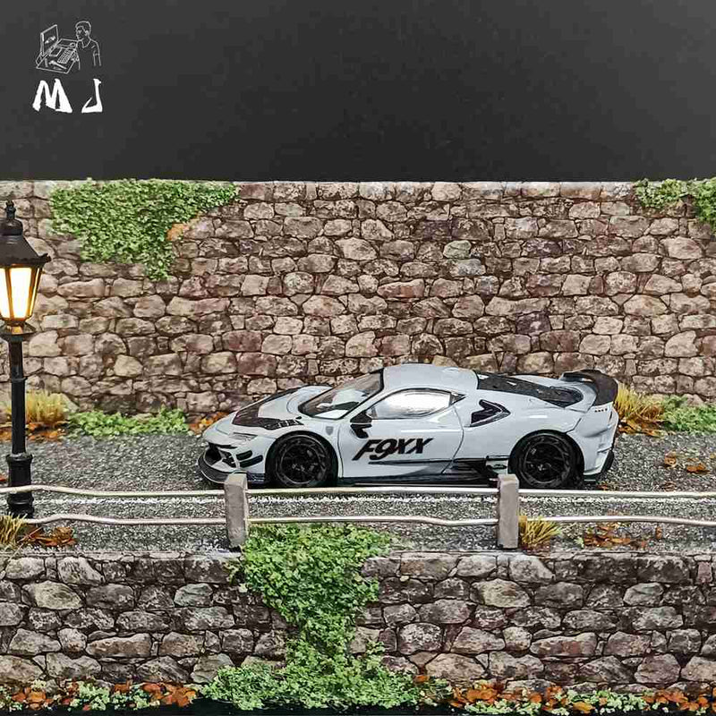 MJ 1/64 Ferrari Mansory F9XX  Hardtop/Convertible Diecast Car Models Collection Gifts Limited Edition