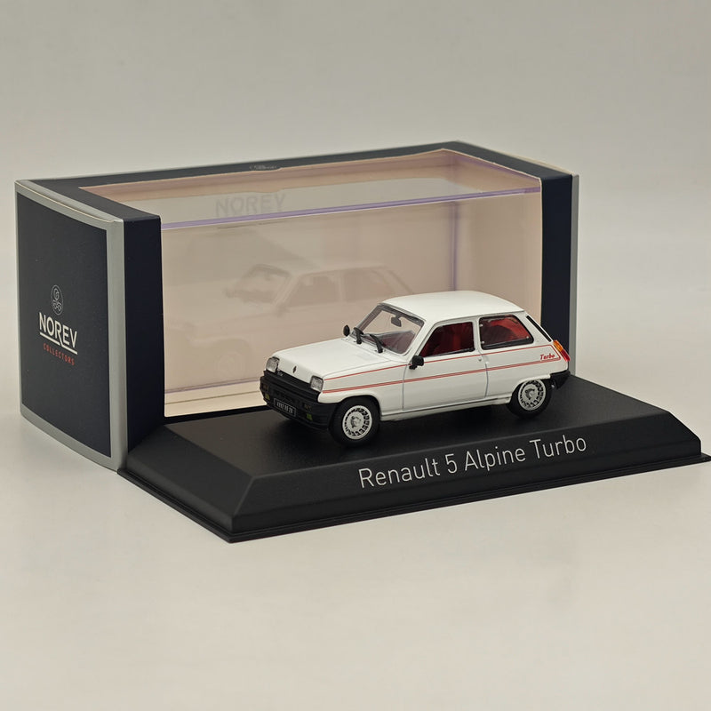 1/43 Norev Renault 5 Alpine Turbo 1983 Diecast Model Cars Collection White