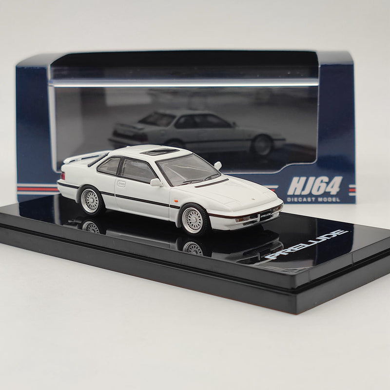 1/64 Hobby Japan Honda PRELUDE Si (BA5) 1989 Customized Ver. White HJ642002CW Diecast Toys Car Gift