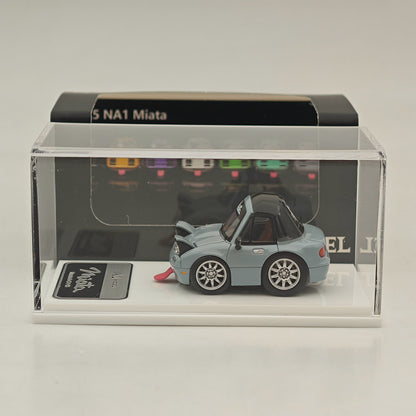 MJ 1:64 Miniature Mazda mx5 Q miata na Resin Car Models Toys Hobby Collection Gifts Limited Edition