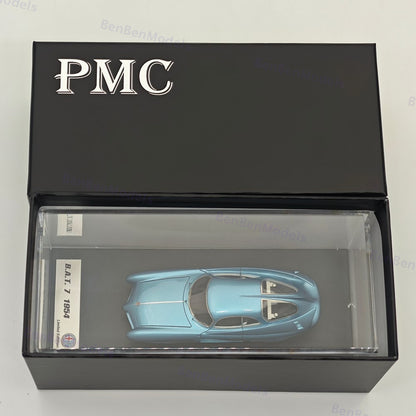 PMC 1/43 Alfa Romeo B.A.T. 7 1954 Blue Resin Model Car Limited Edittion 111