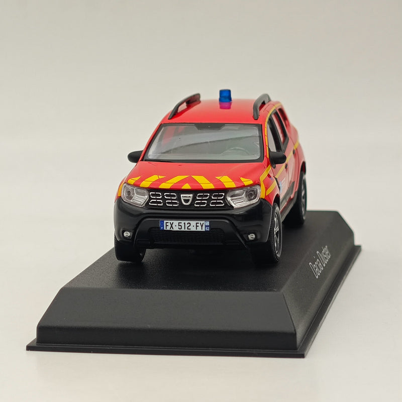 1/43 Norev Dacia Duster 2020 Firefighters Pompiers - VLCdG 62 Diecast Model Red