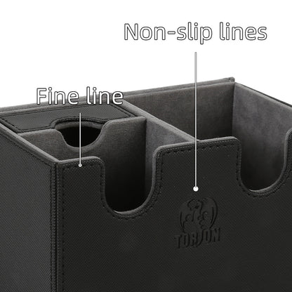 Card Storage Box with Double Sleeves 160+ Yu-Gi-Oh POKEMON PTCG TCG CCG Card Box