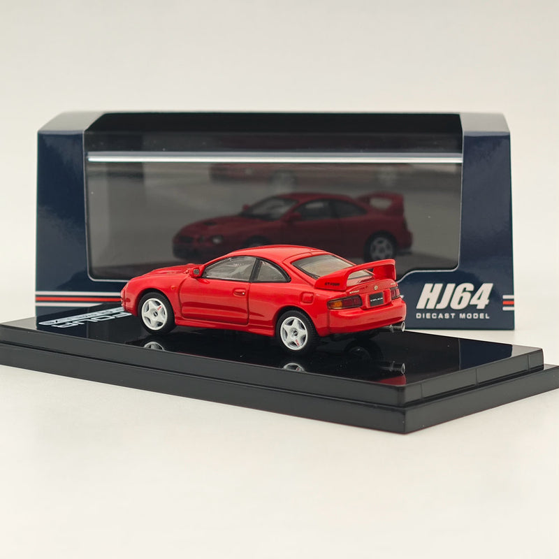 Hobby Japan 1/64 Toyota CELICA GT-FOUR ST205 JDM STYLE Red HJ642064AR Diecast Models Car Collection