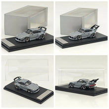 1:64 SW 993 911 Cement Grey Low & High Wing Diecast Model Car Collectible
