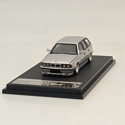 Mortal 1:64 BMW E34 M5 TOURING Wagon Openable Hood Diecast Toys Car Models Hobby Collection Gifts